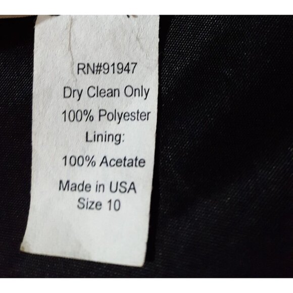 After Six Vintage Womens Dress Maxi Sleeveless Black Evening Formal Medium - Picture 8 of 9